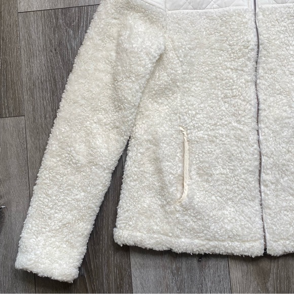 Prana Women’s Quilted Sherpa White Jacket Size Small - Picture 7 of 16